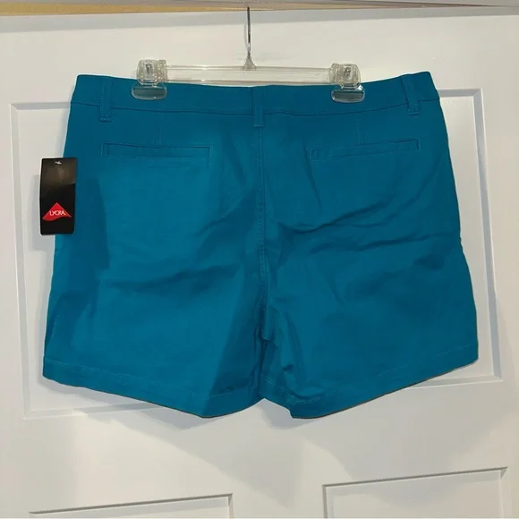 Stitch Fix market & spruce Lorraine Shorts Turquoise Sz 14 NWT - Picture 2 of 6